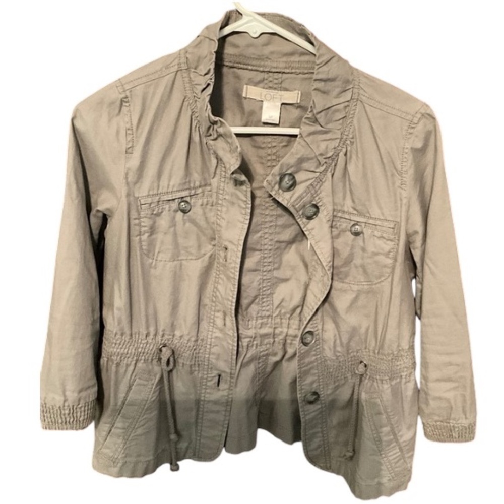 Loft Women’s gray Jacket sz PS